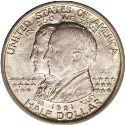 1921 Alabama Centennial Half Dollar Obv