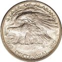 1921 Alabama Centennial Half Dollar Rev