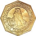 1915 Panama Pacific Fifty Dollar Gold Octagonal Rev