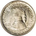 1921 Missouri Centennial Half Dollar Obv