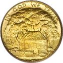 1922 Grant Centennial Gold Dollar Rev