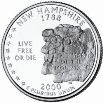 2000 New Hampshire State Quarter