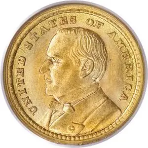 1903 Louisiana Purchase McKinley Gold Dollar Obv