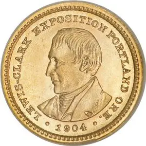 1904 Lewis and Clark Gold Dollar Obv