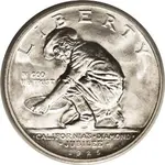 1925 California Diamond Jubilee Half Obv
