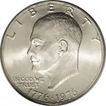 1976 Eisenhower Dollar Bicentennial Obverse