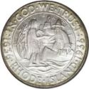 1936 Providence Rhode Island Tercentenary Half Dollar Obv